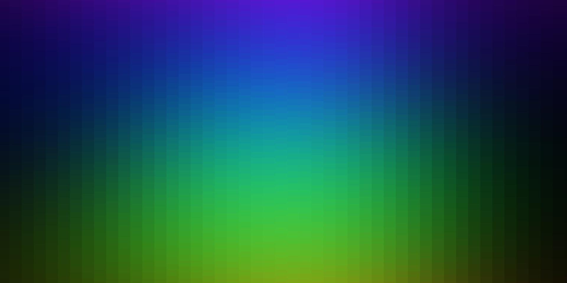 modèle de vecteur multicolore sombre avec des rectangles.