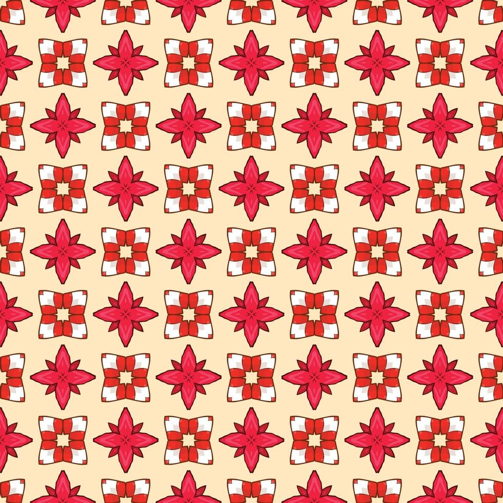 motif rétro géométrique dégradé rouge et blanc illustration vectorielle vecteur