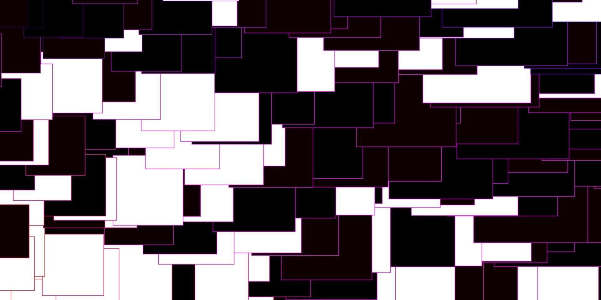 toile de fond de vecteur violet foncé, rose avec des rectangles.