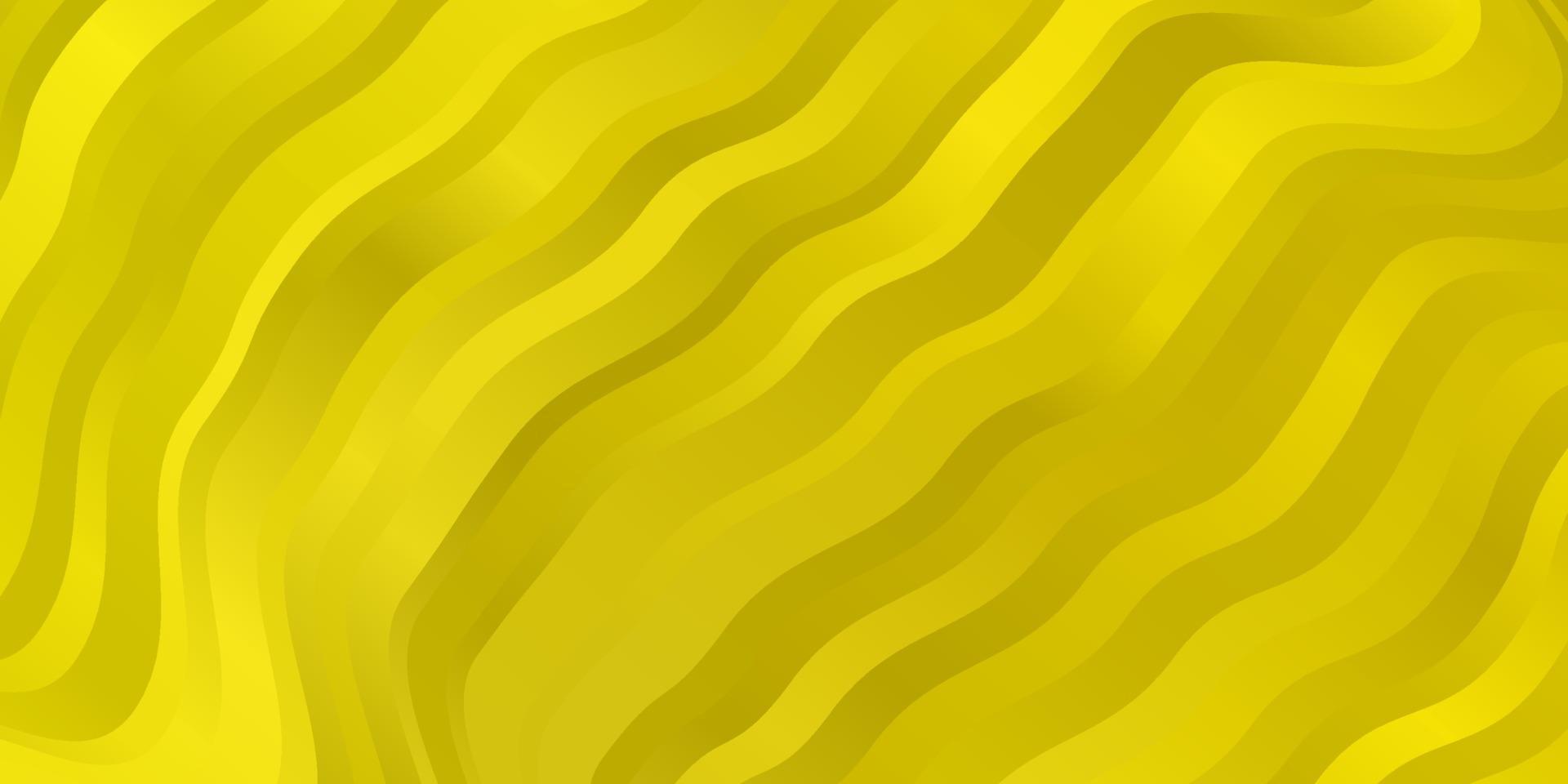 modèle vectoriel jaune clair avec des lignes.