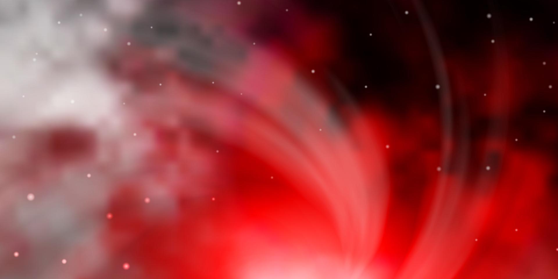 disposition de vecteur rouge foncé avec des étoiles brillantes.