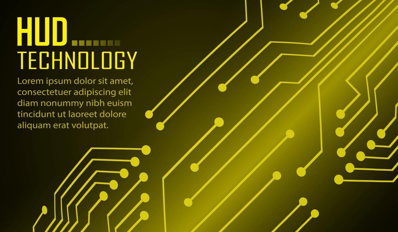 texte cyber circuit futur technologie concept arrière-plan vecteur