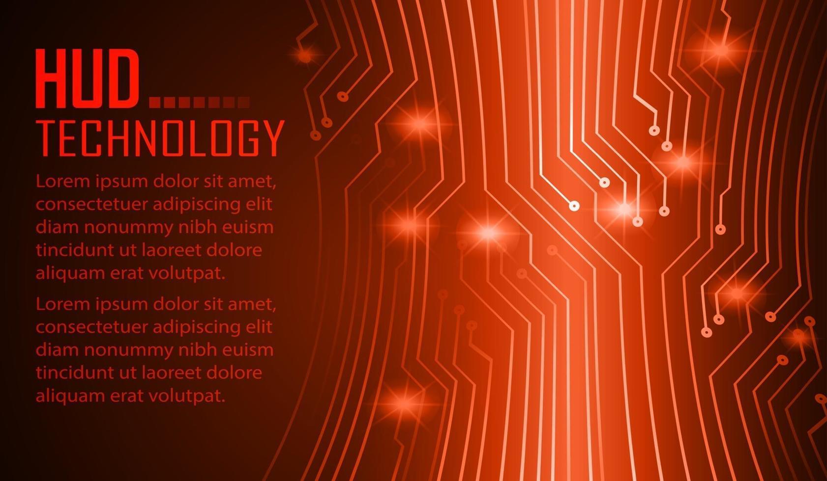 texte cyber circuit futur technologie concept arrière-plan vecteur