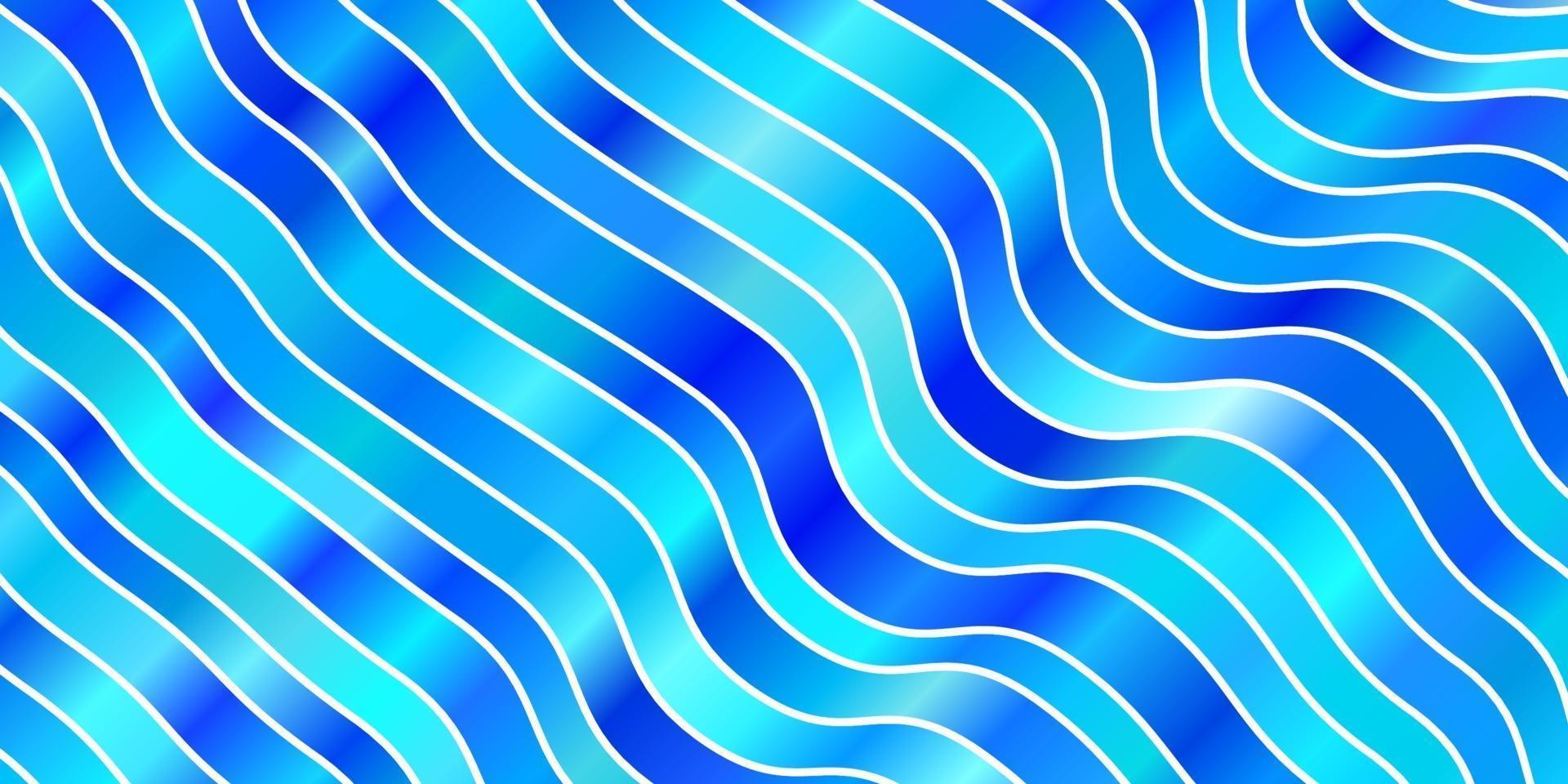 texture de vecteur bleu clair avec des lignes ironiques.