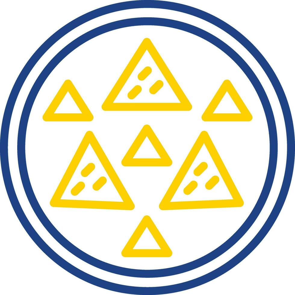 conception d'icône de vecteur de nachos