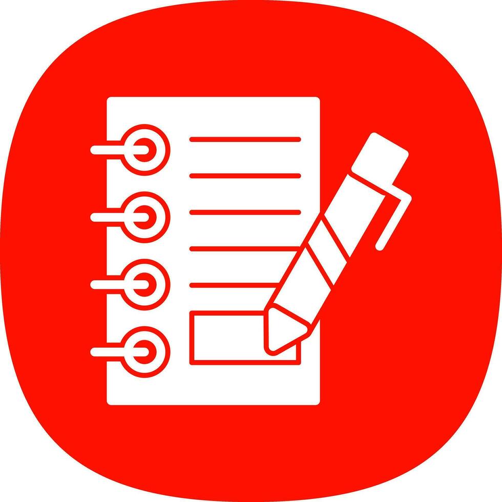 bloc-notes vecteur icône conception
