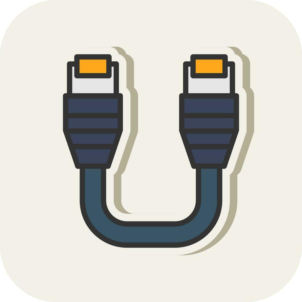 conception d'icônes vectorielles ethernet vecteur