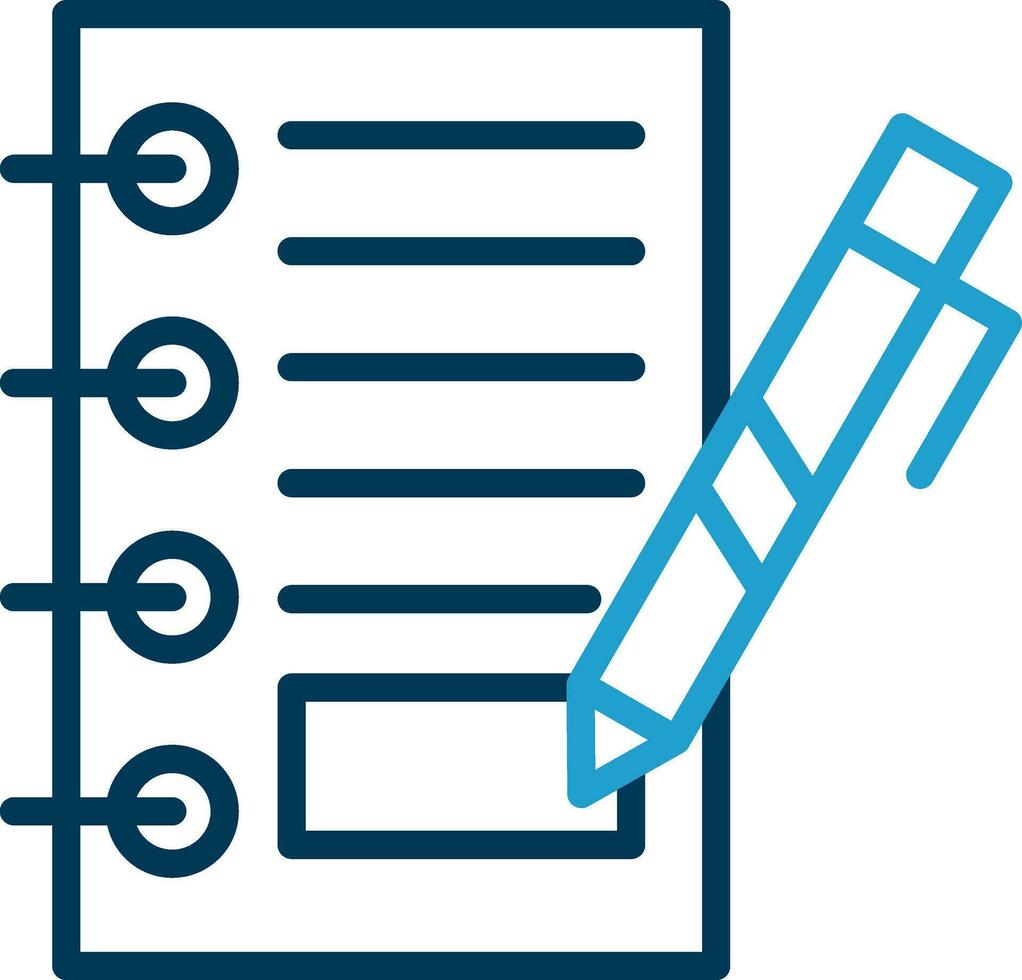 bloc-notes vecteur icône conception