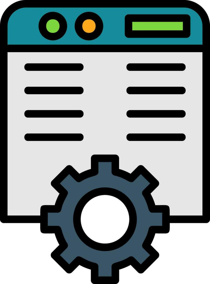 conception d'icône de vecteur de navigateur
