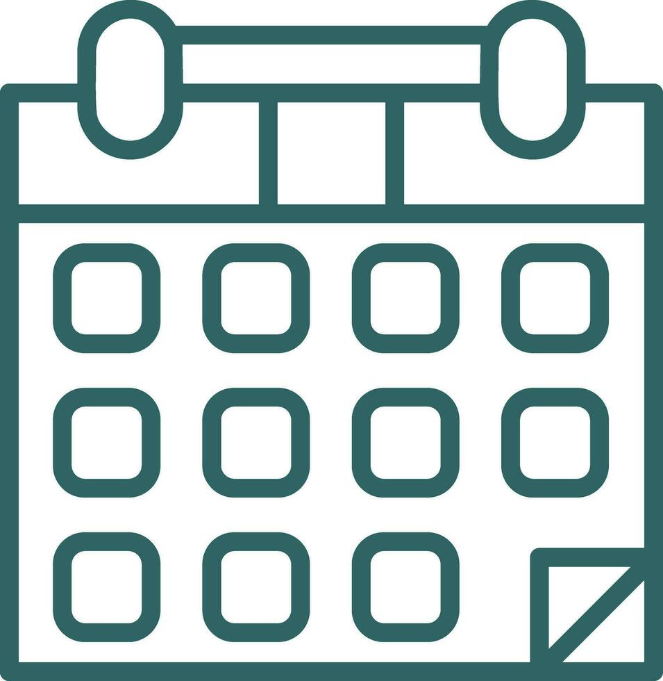 conception d'icône de vecteur de calendrier