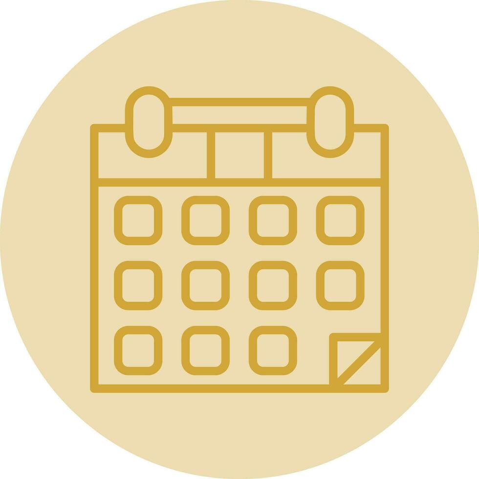 conception d'icône de vecteur de calendrier