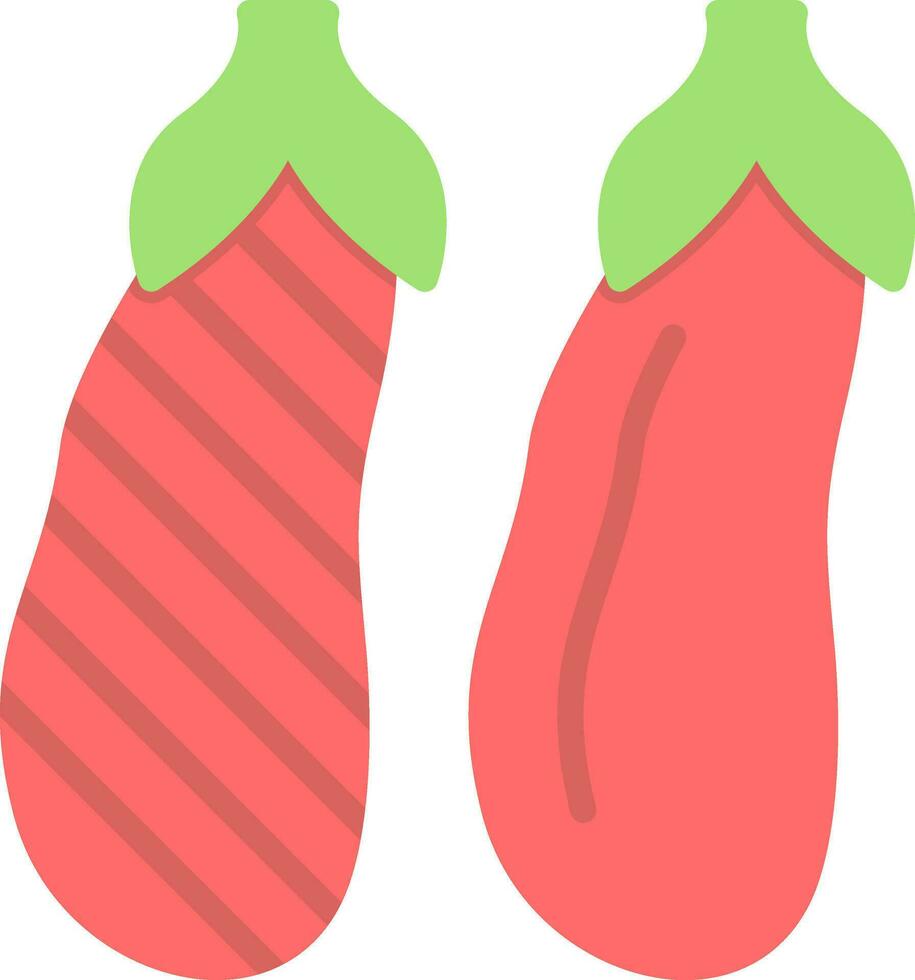 aubergine Parmesan vecteur icône conception