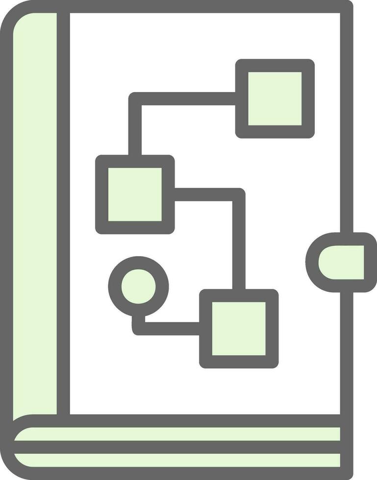 conception d'icône de vecteur de chronologie