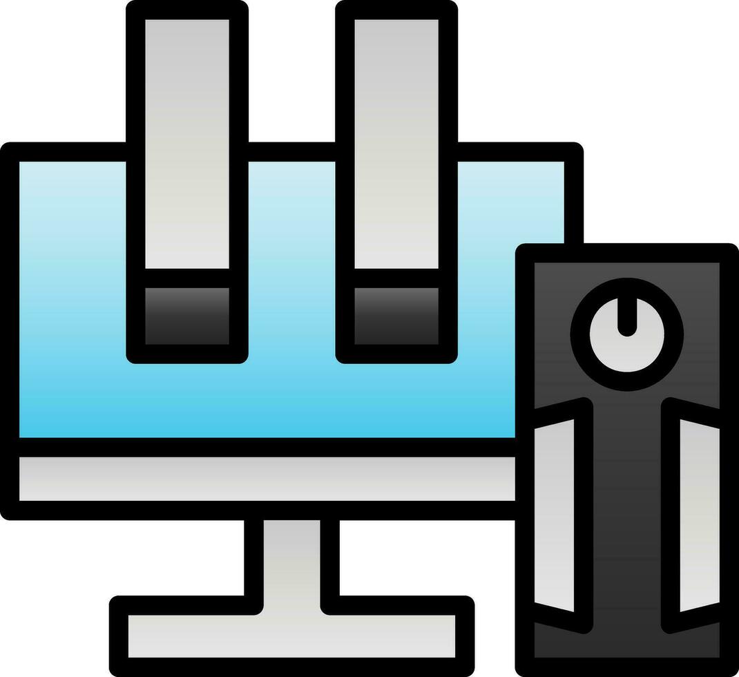 conception d'icône de vecteur de bureau