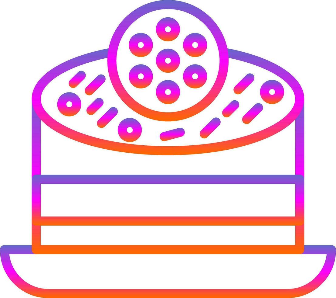 oreo cheesecake vecteur icône conception