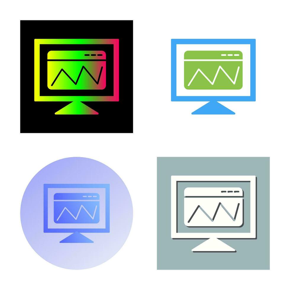 icône de vecteur d'analyse web