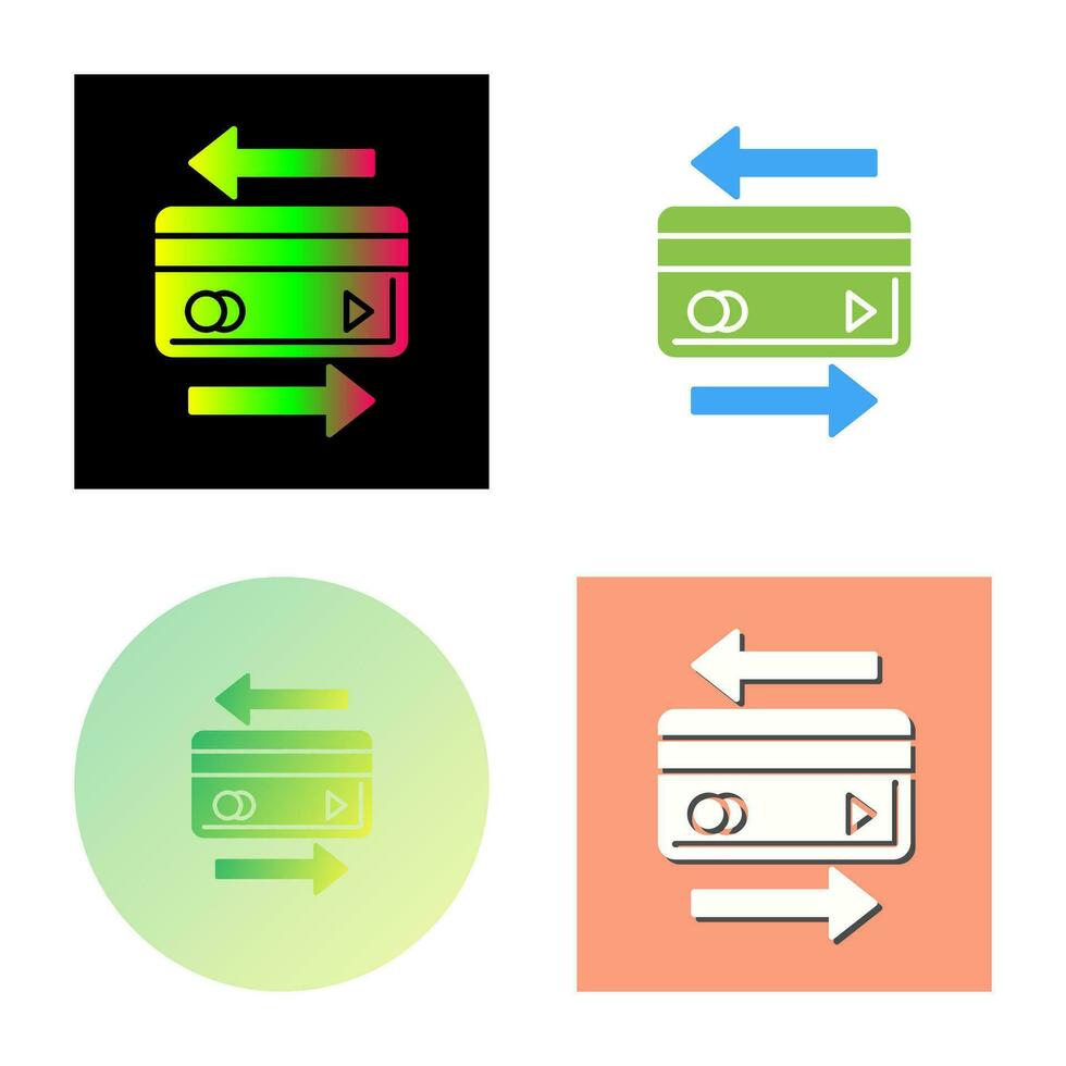 icône de vecteur de transaction