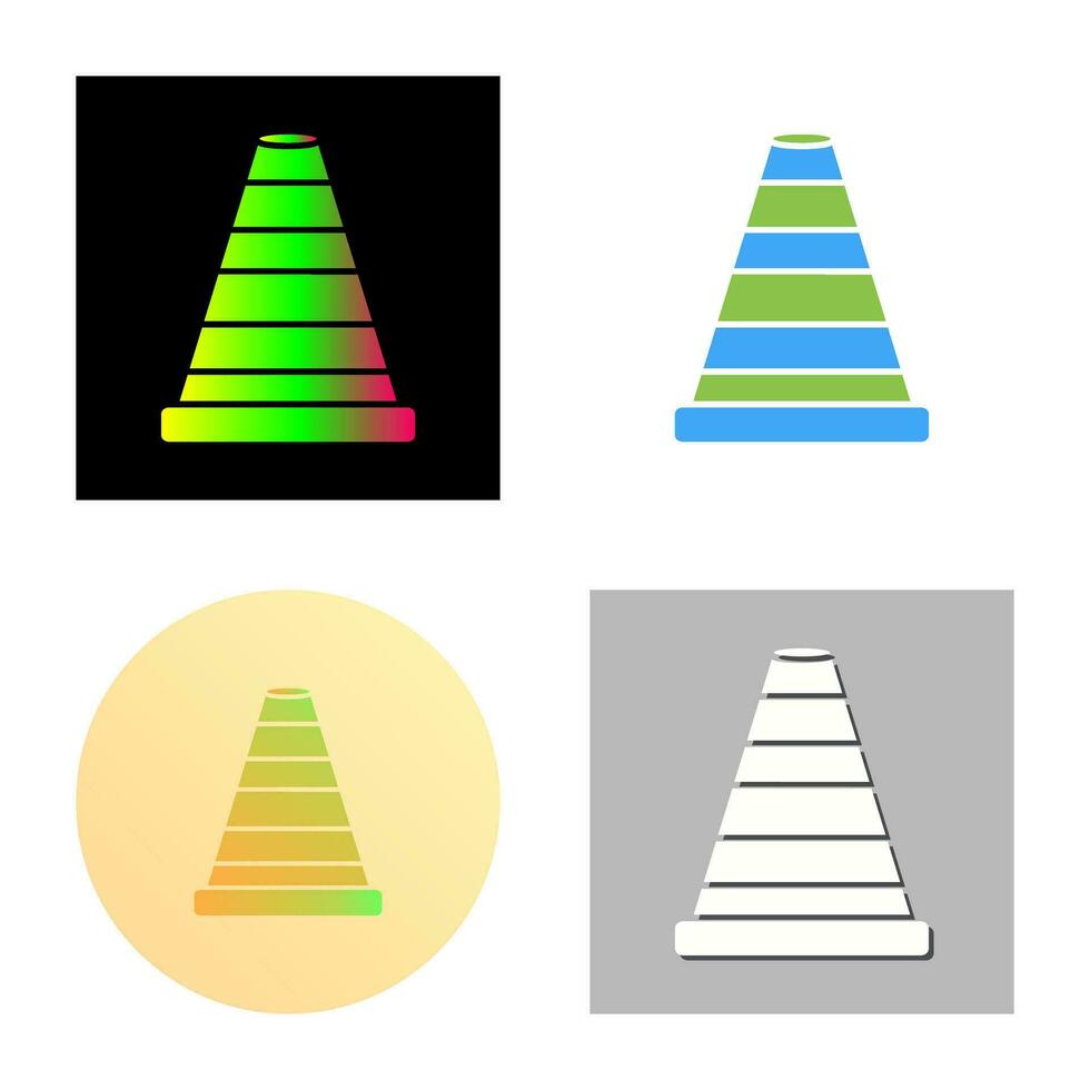 icône de vecteur de cône