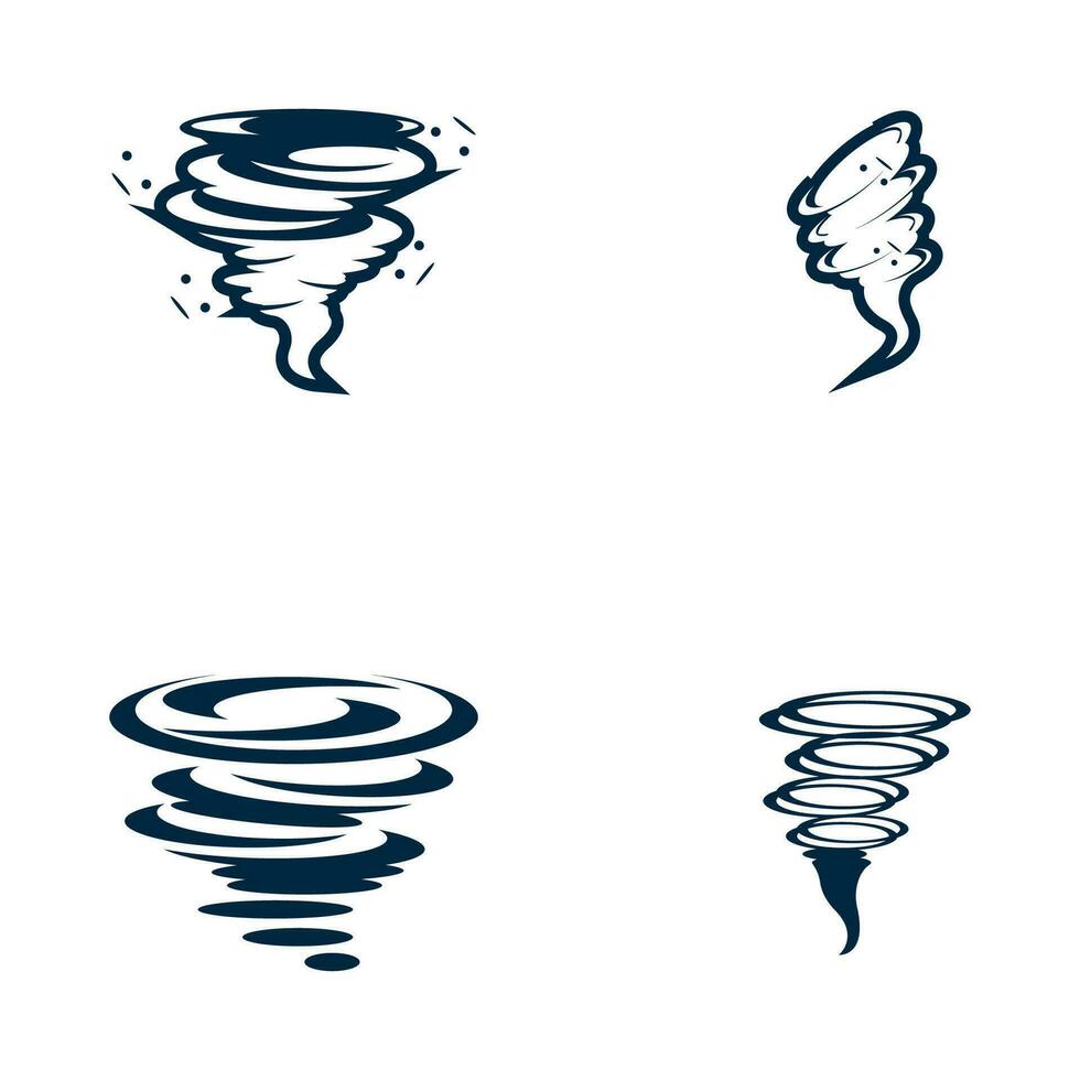 tornade logo symbole vecteur illustration conception