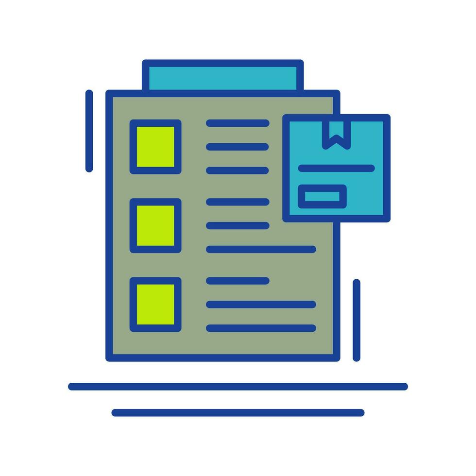 icône de vecteur de liste de commande