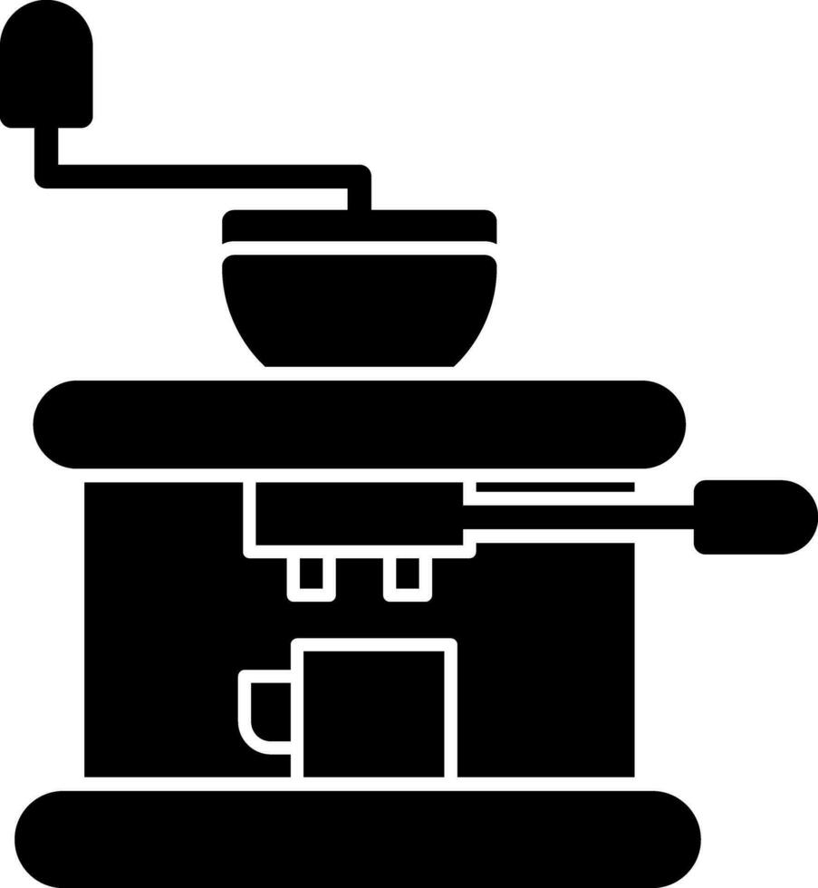 conception d'icône de vecteur de moulin à café