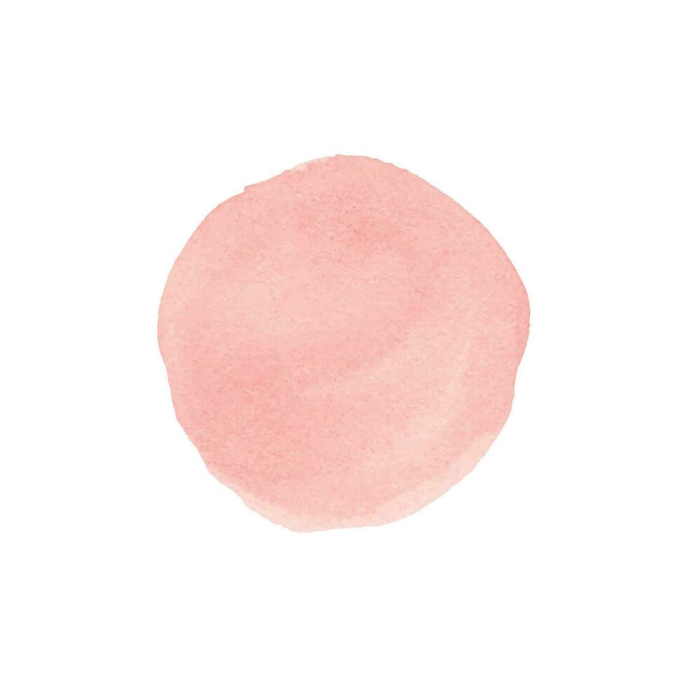 vecteur rouge cercle conception élément aquarelle