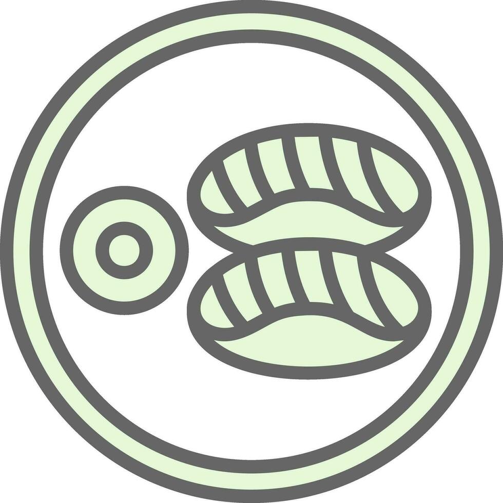 conception d'icône de vecteur de sushi