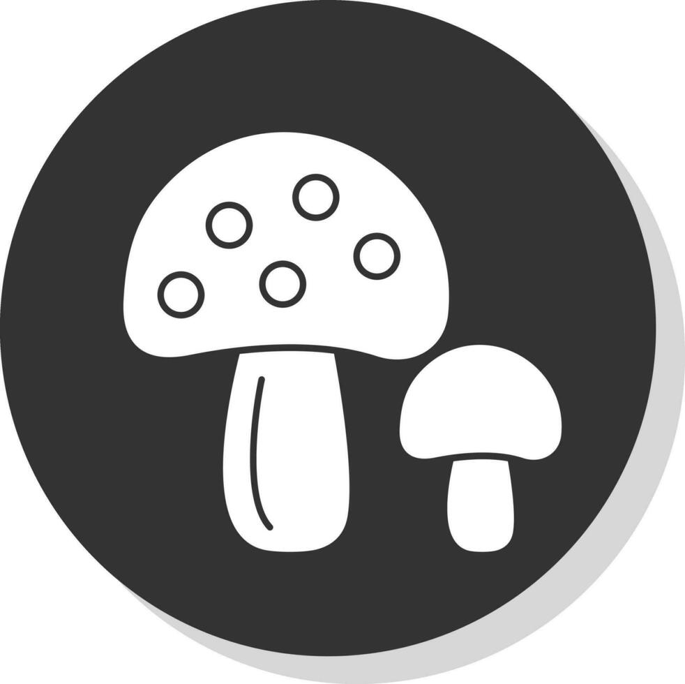 conception d'icône de vecteur de champignon