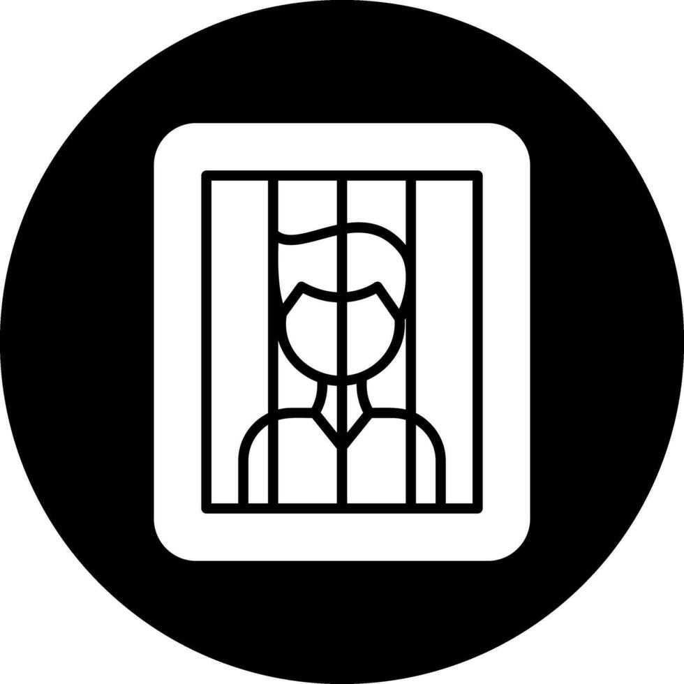 icône de vecteur de prisonnier