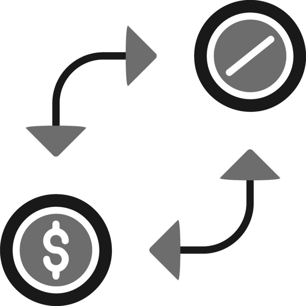 icône de vecteur d'échange