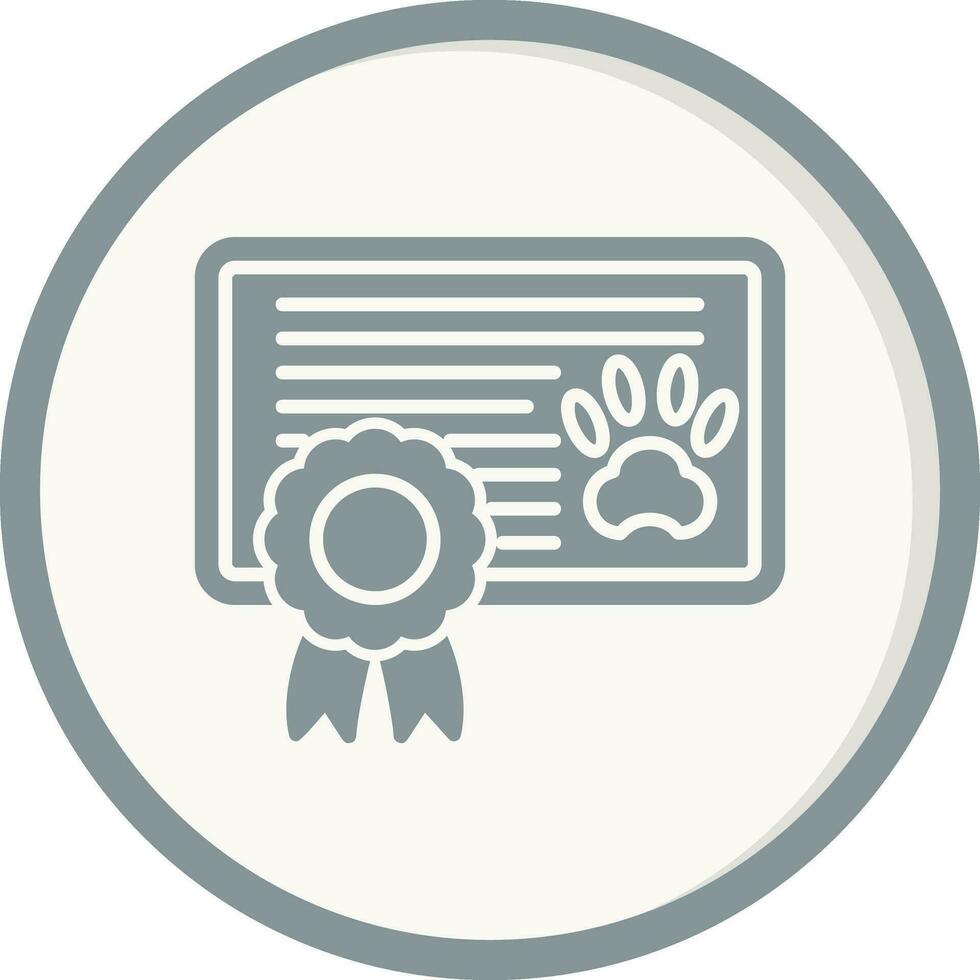 icône de vecteur de certificat