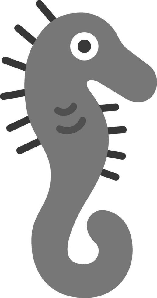 icône de vecteur d'hippocampe