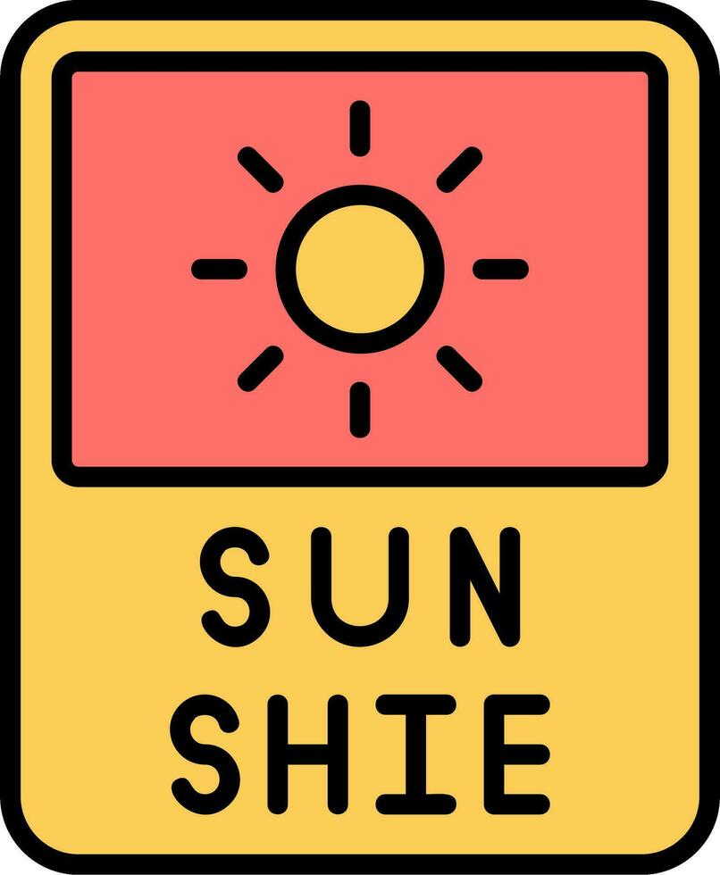 icône de vecteur de soleil