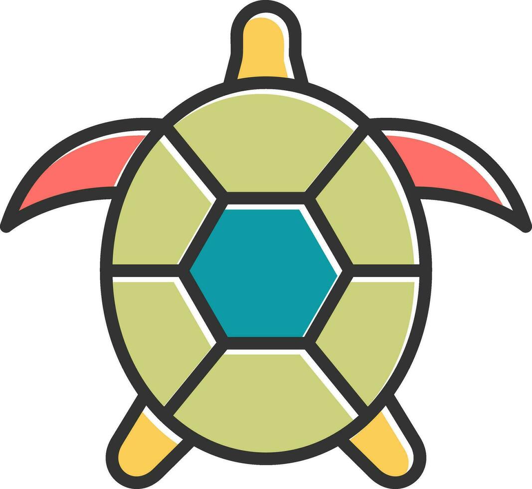 icône de vecteur de tortue