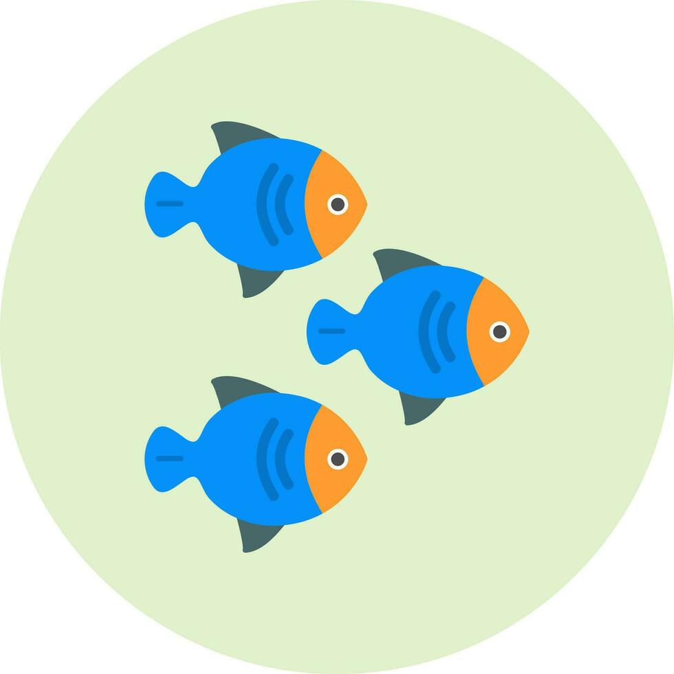 des poissons vecteur icône