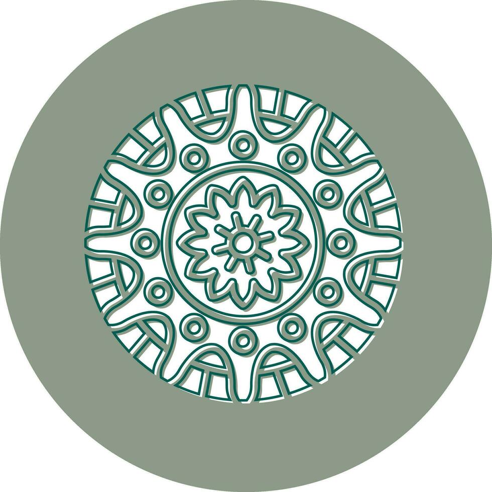 icône de vecteur de mandala