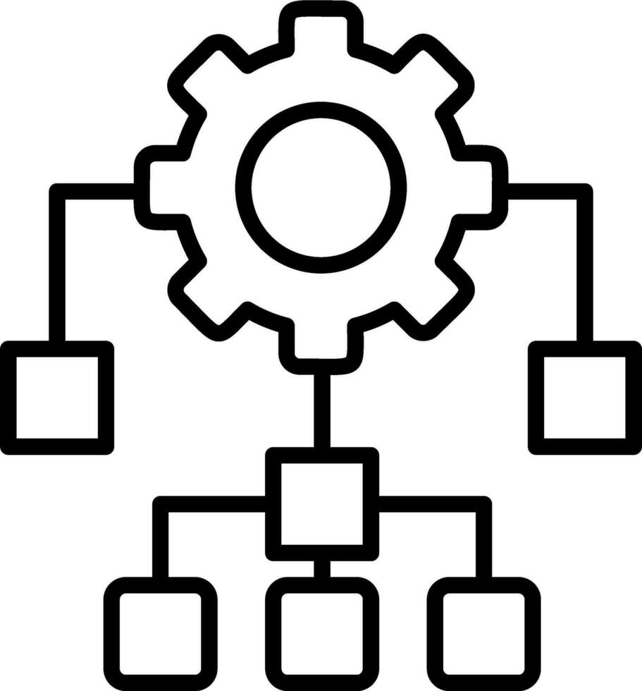 icône de vecteur d'organisation