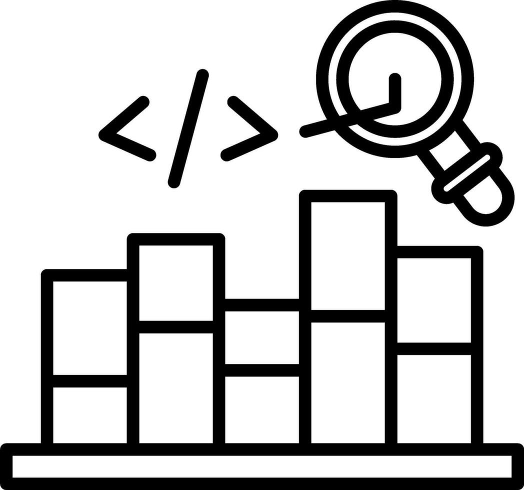 icône de vecteur d & # 39; analyse