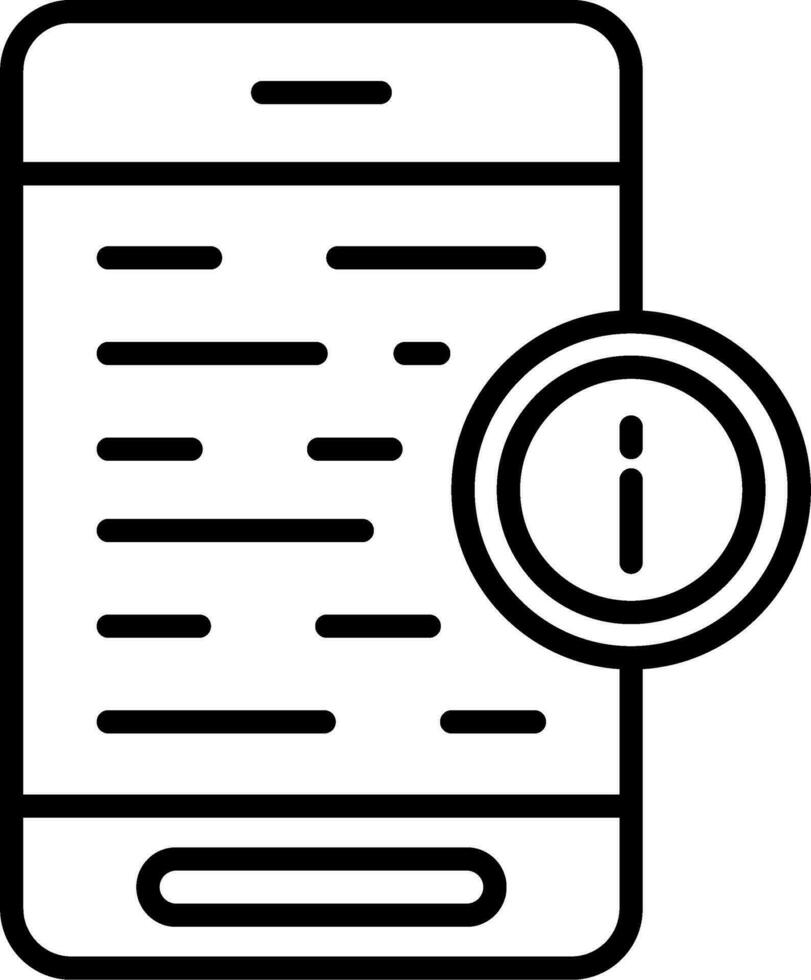 icône de vecteur d'informations