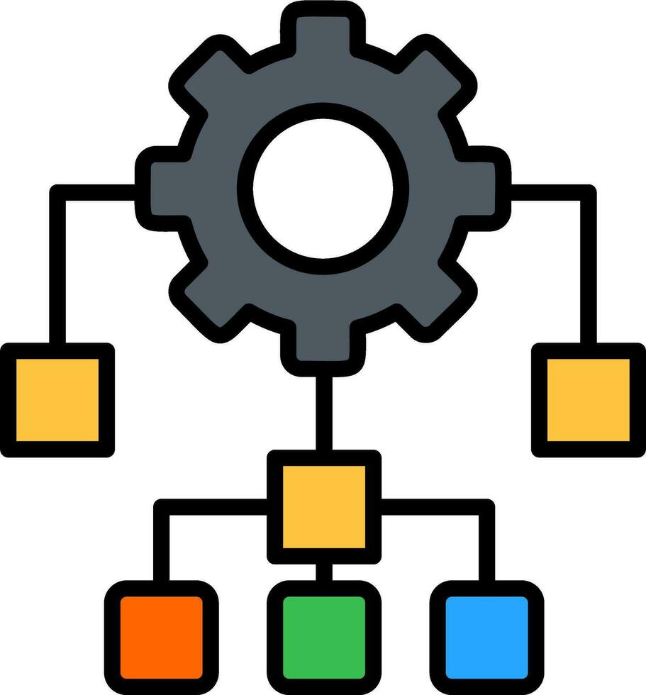 icône de vecteur d'organisation