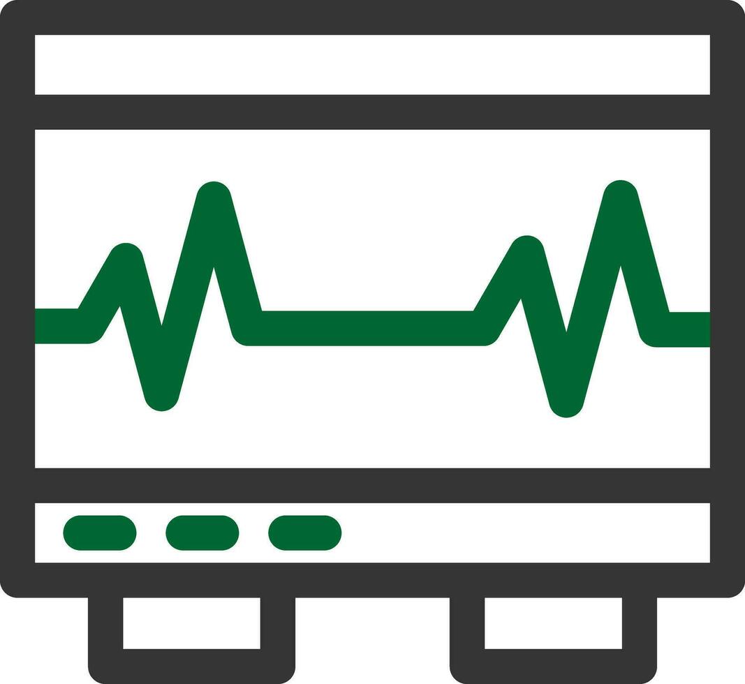 électrocardiogramme Créatif icône conception vecteur