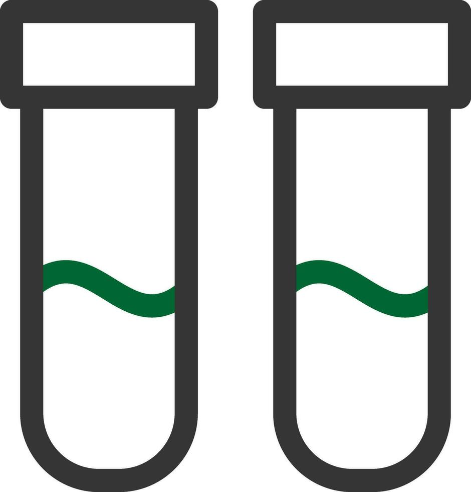 conception d'icône créative de tube à essai vecteur