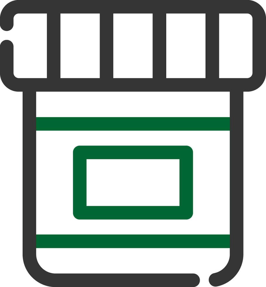 conception d'icône créative de test de selles vecteur