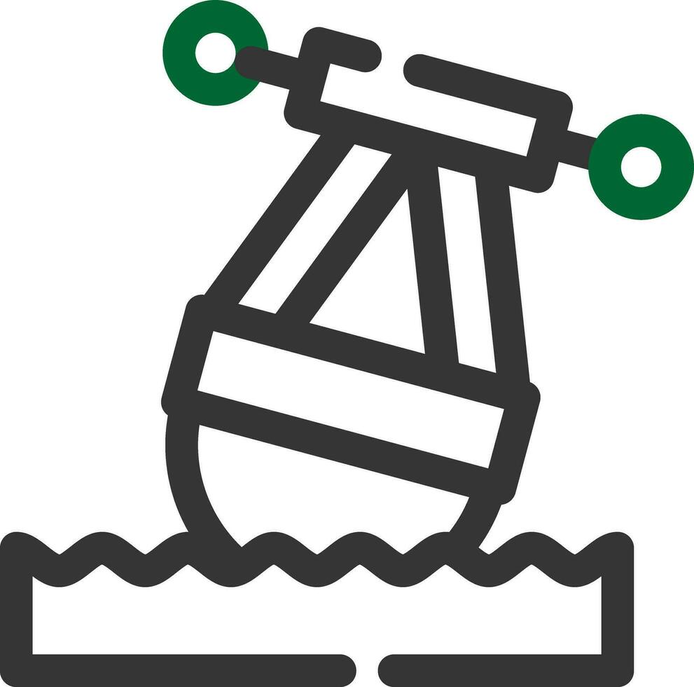 conception d'icône créative bouée vecteur