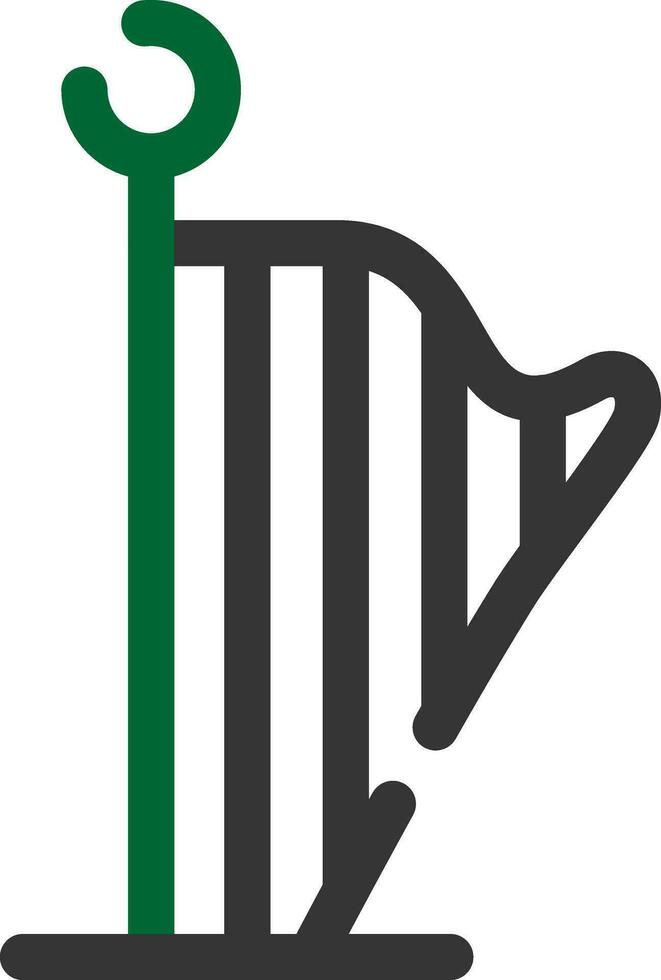 conception d'icône créative harpe vecteur