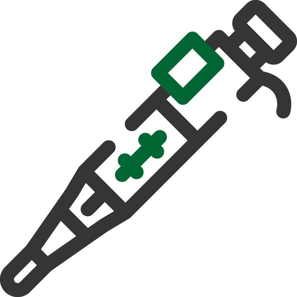 conception d'icône créative de pipette vecteur