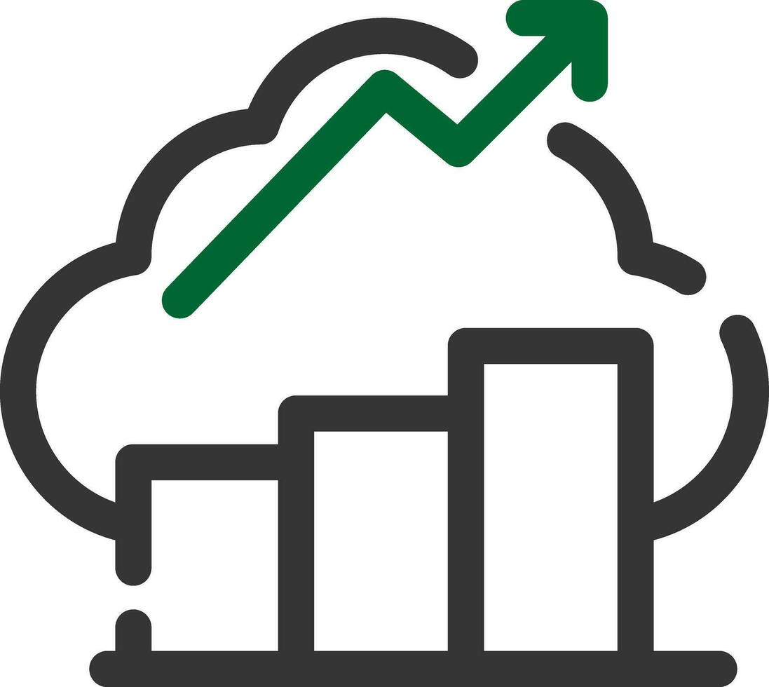 financier Les données Créatif icône conception vecteur