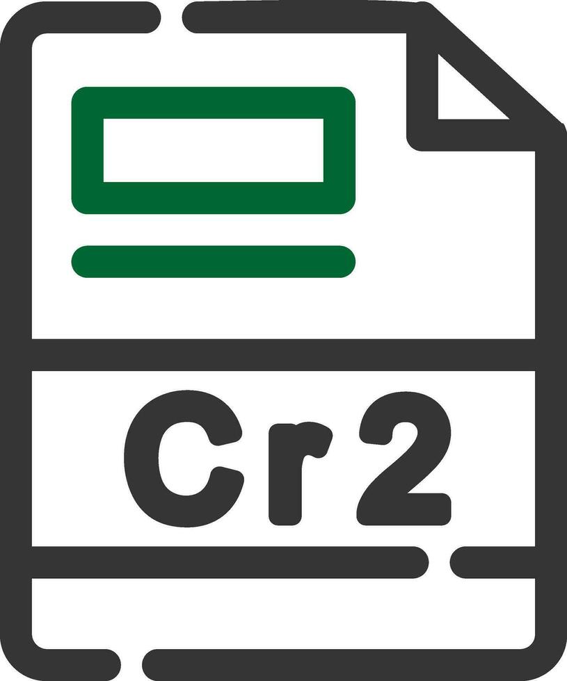 cr2 Créatif icône conception vecteur