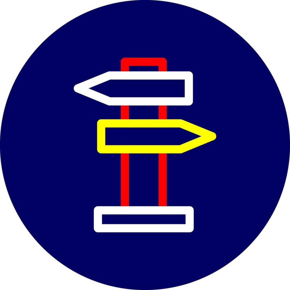 conception d'icône créative de panneau de signalisation vecteur