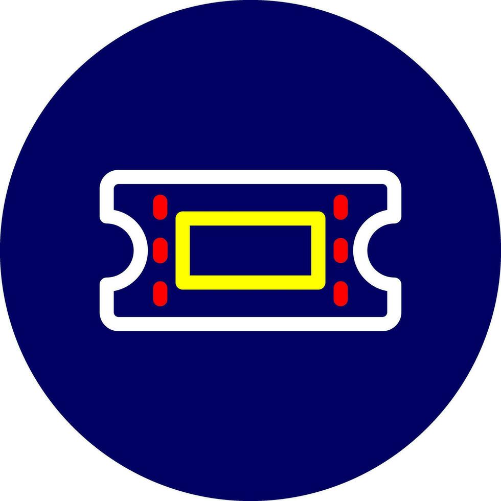 conception d'icônes créatives de billets vecteur